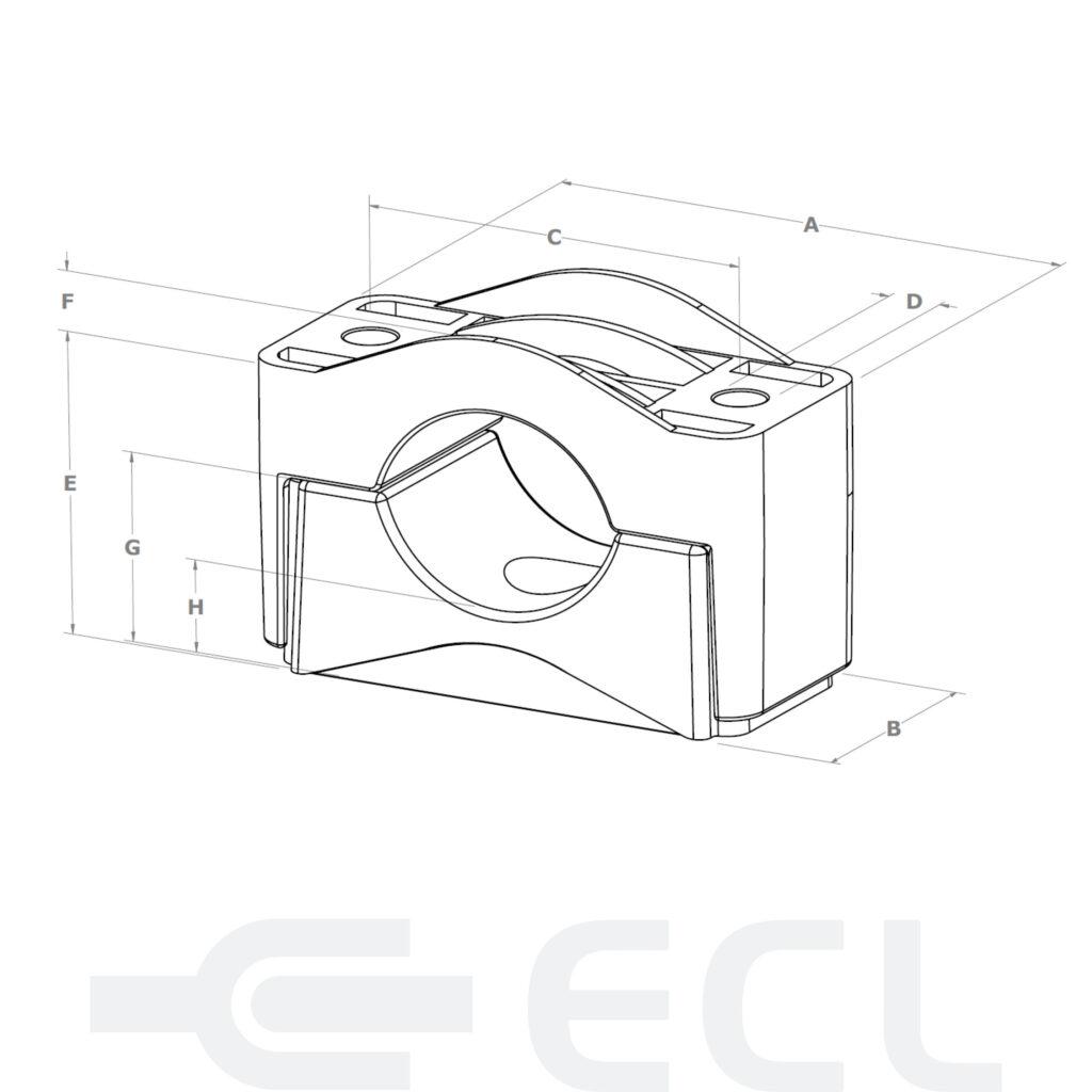 Dutchclamp Cable Clamps - SEG Types dimensions