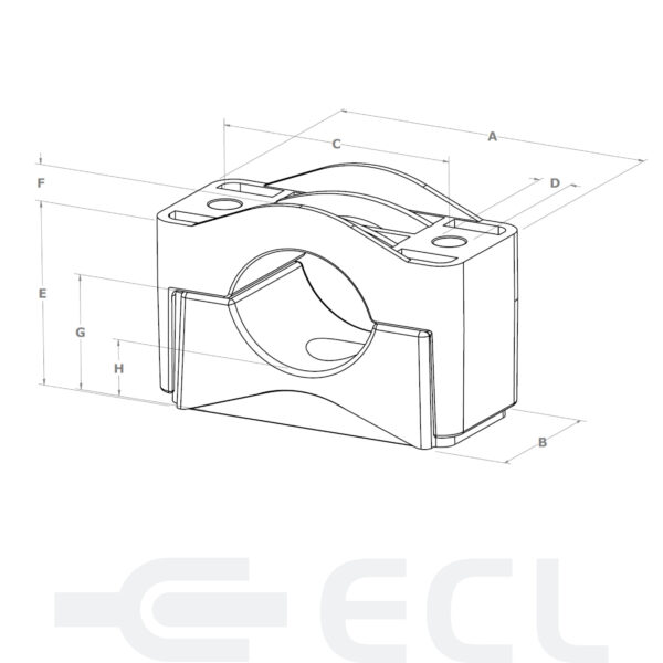 Dutchclamp Cable Clamps - SEG Types dimensions